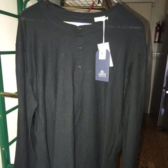 Levi’s Made & Crafted Henley Tee Size L - Picture 1 of 3